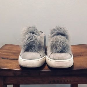 Steve Madden size 3 girls grey fashion shoes
